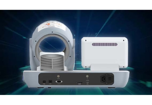 Rear connection panel shown in the DBP-01P product-page image