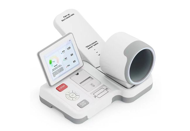 Angled LLK-S602 view showing its arm opening and control area