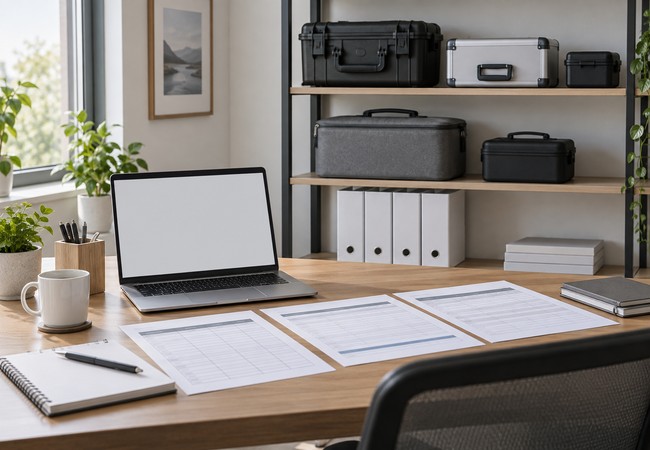 Conceptual distributor workspace for comparing equipment requirements